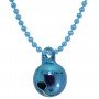 Allumette - Turquoise bell on turquoise ball chain