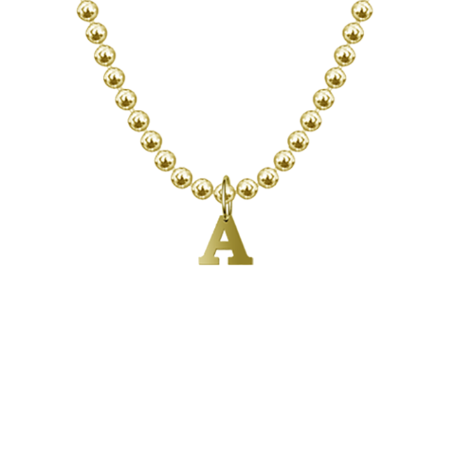 Letter product pic Yellow Gold